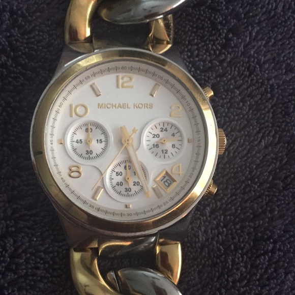 Michael Kors gold and silver watch - Picture 2 of 3